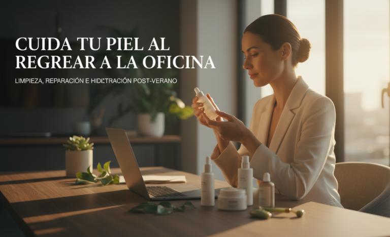 Cuida tu piel al regresar a la oficina